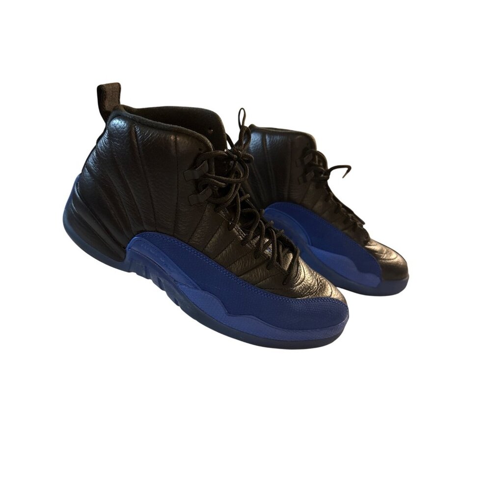 Air Jordan 12 Retro Basketball 8.5  Shoes Black & Blue